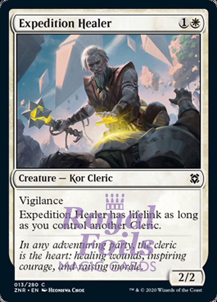 **4x FOIL Expedition Healer** ZNR MTG Zendikar Rising Common MINT white **4x FOIL Expedition Healer** ZNR MTG Zendikar Rising Common MINT white