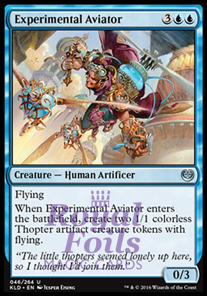 Experimental Aviator 2x FOIL KLD MTG Kaladesh Uncommon MINT blue Experimental Aviator 2x FOIL KLD MTG Kaladesh Uncommon MINT blue