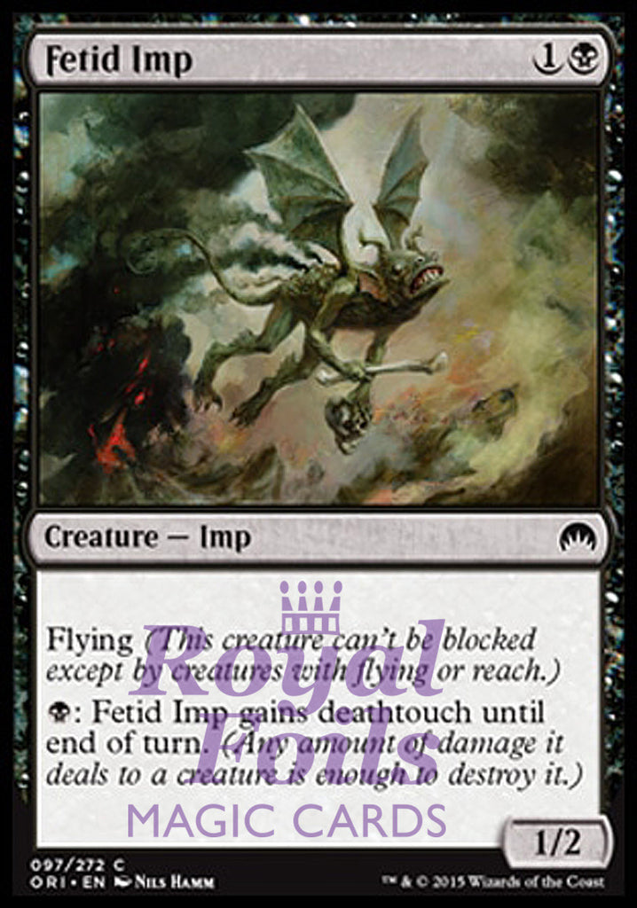 Fetid Imp 4x FOIL ORI MTG Magic Origins Common MINT black Fetid Imp 4x FOIL ORI MTG Magic Origins Common MINT black