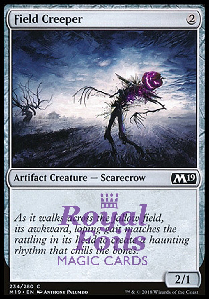 **4x FOIL Field Creeper** M19 MTG Core Set 2019 Common MINT artifact **4x FOIL Field Creeper** M19 MTG Core Set 2019 Common MINT artifact