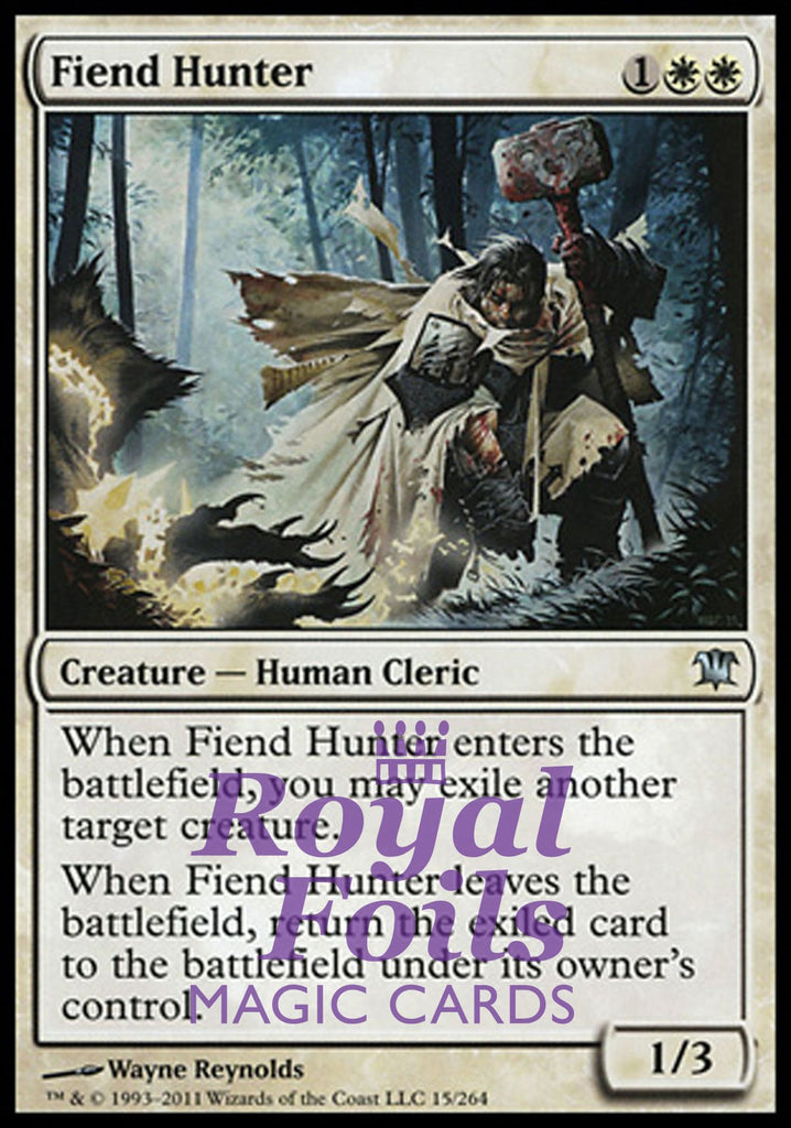 **1x FOIL Fiend Hunter** ISD MTG Innistrad Uncommon MINT white **1x FOIL Fiend Hunter** ISD MTG Innistrad Uncommon MINT white