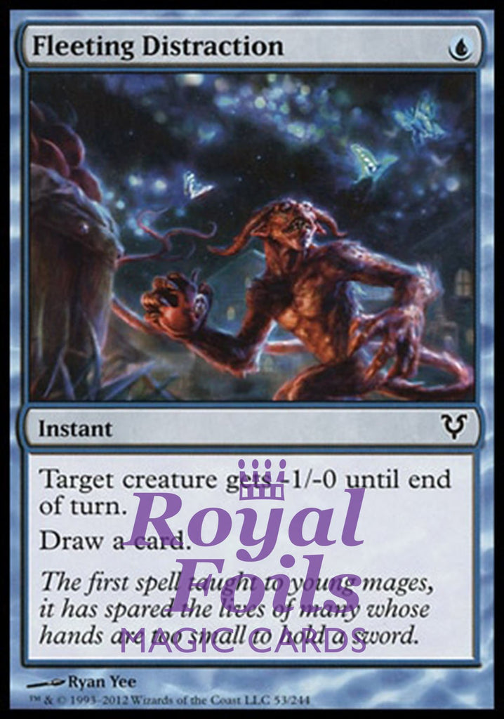 **3x FOIL Fleeting Distraction** AVR MTG Avacyn Restored Common MINT blue **3x FOIL Fleeting Distraction** AVR MTG Avacyn Restored Common MINT blue