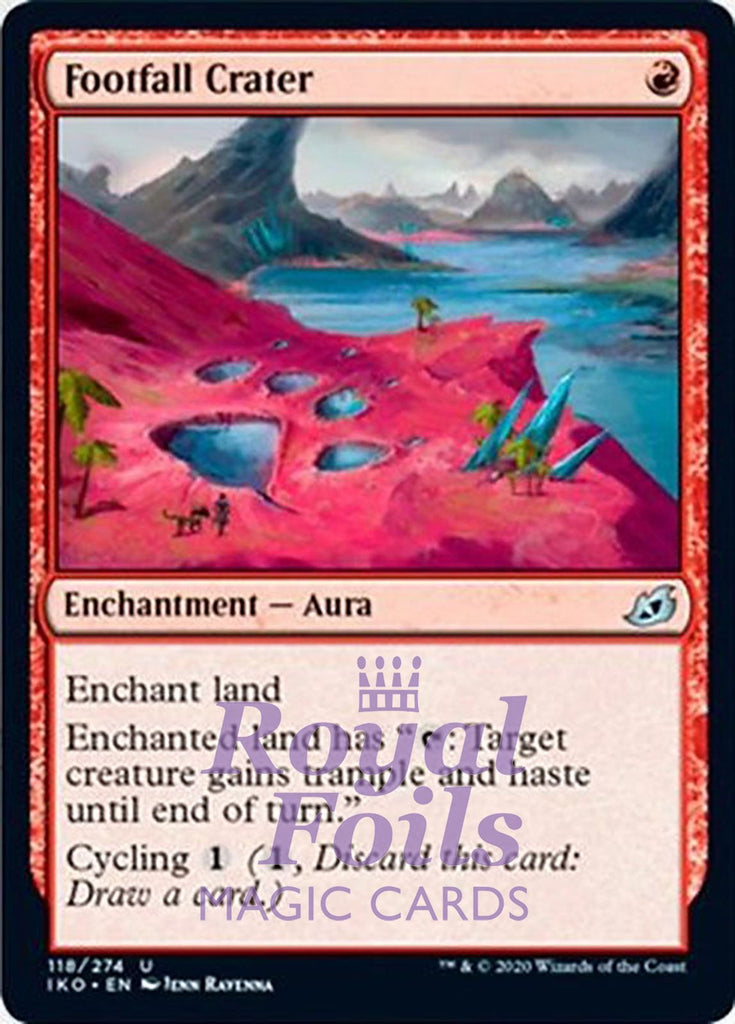 Footfall Crater 2x FOIL IKO MTG Ikoria Uncommon MINT red Footfall Crater 2x FOIL IKO MTG Ikoria Uncommon MINT red