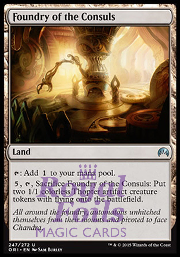Foundry of the Consuls 1x FOIL ORI MTG Magic Origins Uncommon MINT land Foundry of the Consuls 1x FOIL ORI MTG Magic Origins Uncommon MINT land