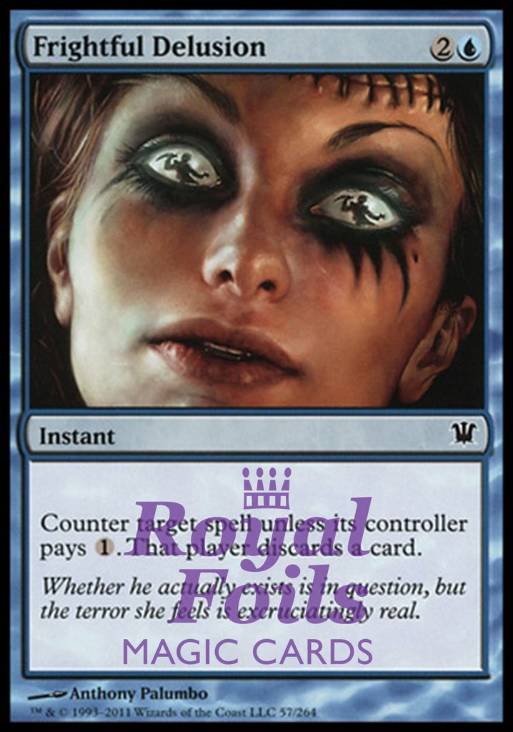 Frightful Delusion 4x FOIL ISD MTG Innistrad Common MINT blue Frightful Delusion 4x FOIL ISD MTG Innistrad Common MINT blue