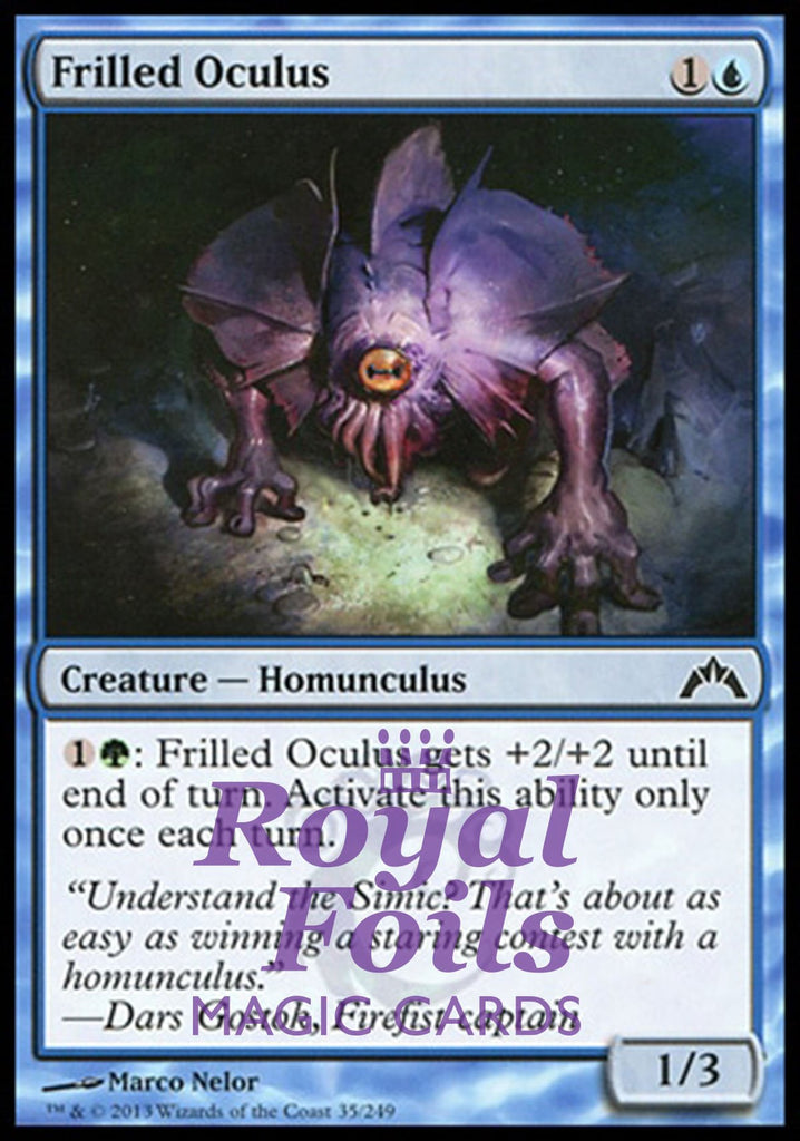 **4x FOIL Frilled Oculus** GTC MTG Gatecrash Common MINT blue **4x FOIL Frilled Oculus** GTC MTG Gatecrash Common MINT blue