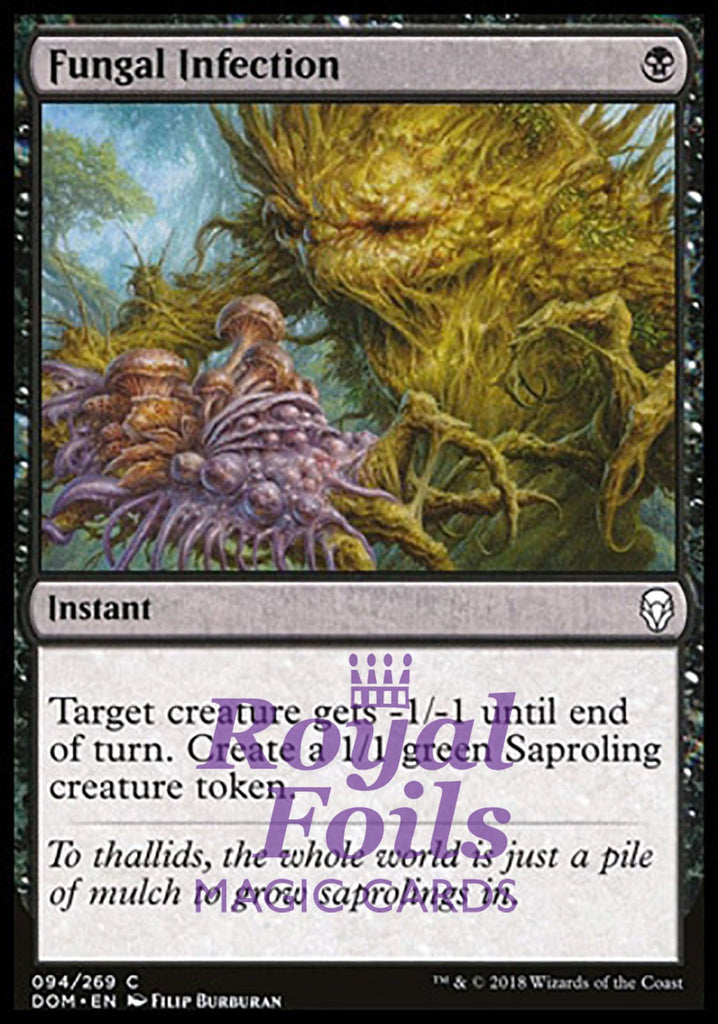 Fungal Infection 4x FOIL DOM MTG Dominaria Common MINT black Fungal Infection 4x FOIL DOM MTG Dominaria Common MINT black