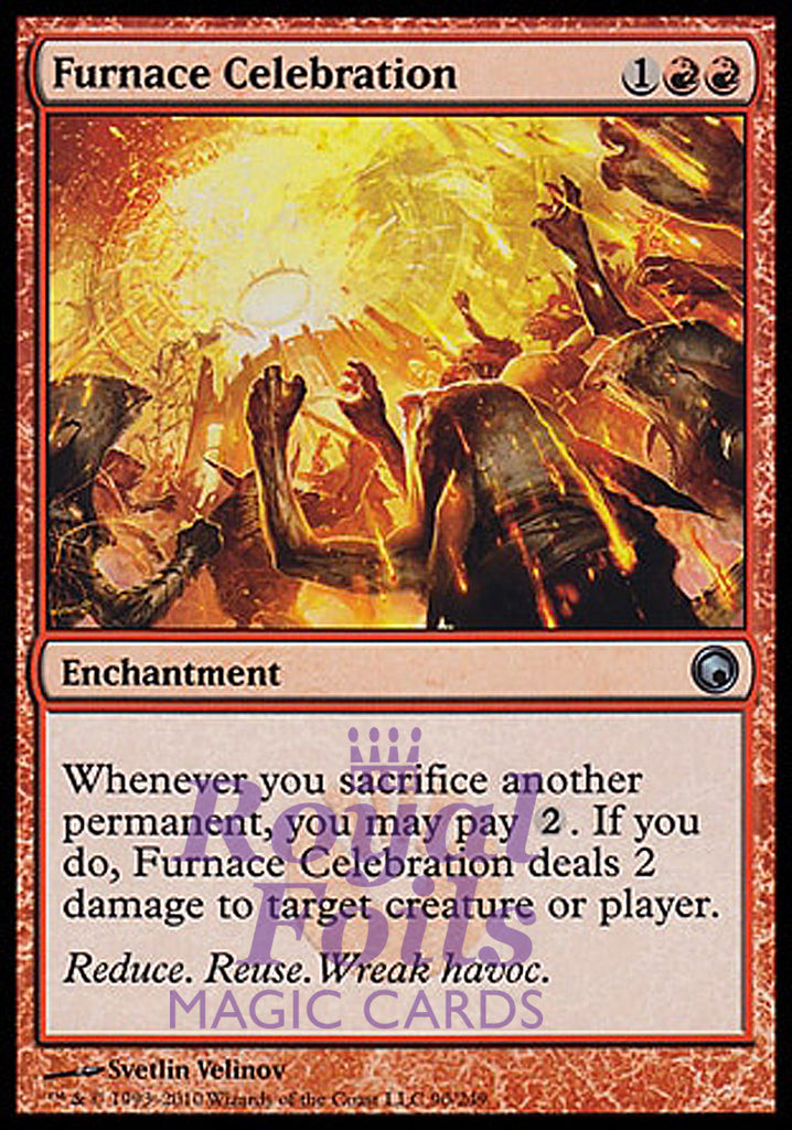 Furnace Celebration 2x FOIL SOM MTG Scars of Mirrodin Uncommon MINT red Furnace Celebration 2x FOIL SOM MTG Scars of Mirrodin Uncommon MINT red