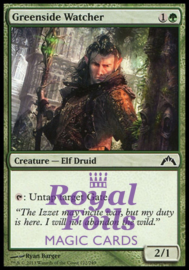 **4x FOIL Greenside Watcher** GTC MTG Gatecrash Common MINT green **4x FOIL Greenside Watcher** GTC MTG Gatecrash Common MINT green