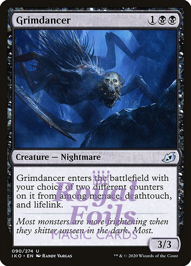 Grimdancer 4x FOIL IKO MTG Ikoria Uncommon MINT black Grimdancer 4x FOIL IKO MTG Ikoria Uncommon MINT black
