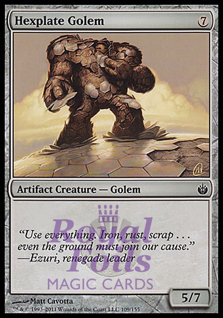 Hexplate Golem 4x FOIL MBS MTG Mirrodin Besieged Common MINT artifact Hexplate Golem 4x FOIL MBS MTG Mirrodin Besieged Common MINT artifact