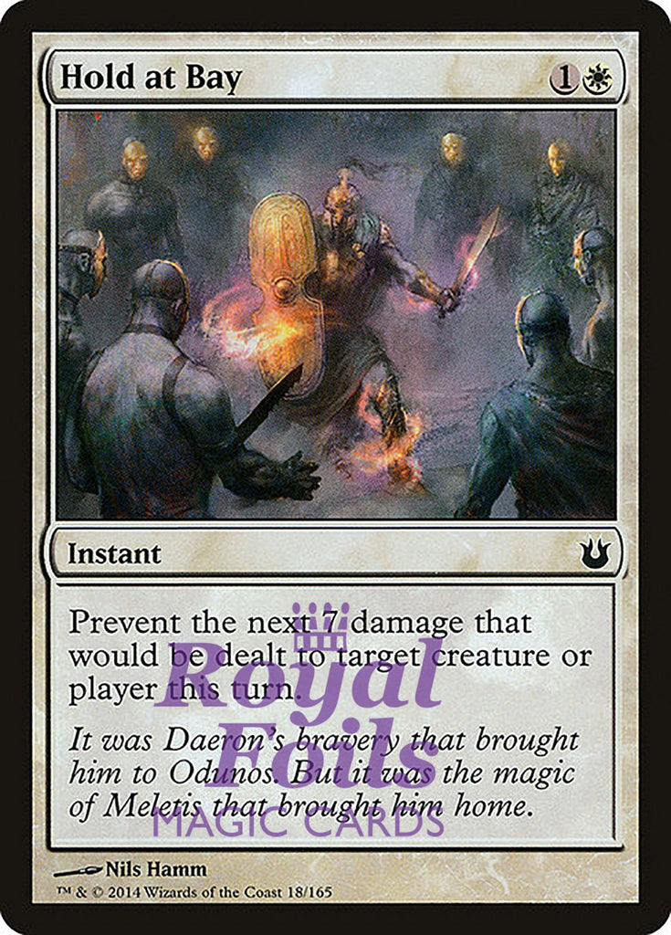 Hold at Bay 4x FOIL BNG MTG Born of the Gods Common MINT white Hold at Bay 4x FOIL BNG MTG Born of the Gods Common MINT white