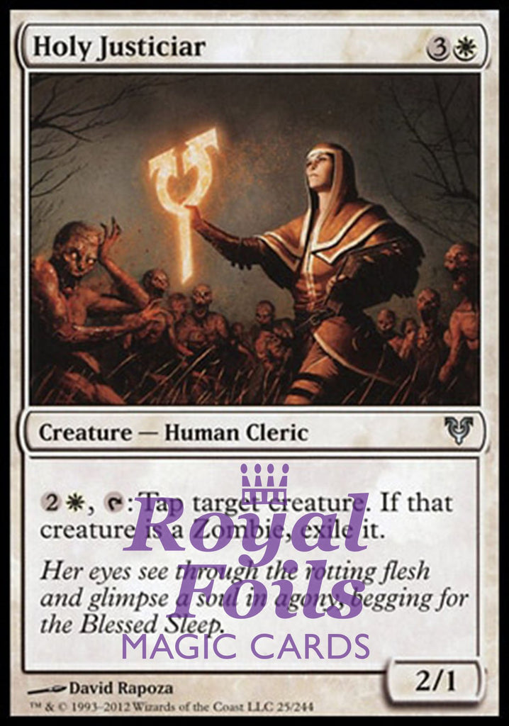 **3x FOIL Holy Justiciar** AVR MTG Avacyn Restored Uncommon MINT white **3x FOIL Holy Justiciar** AVR MTG Avacyn Restored Uncommon MINT white