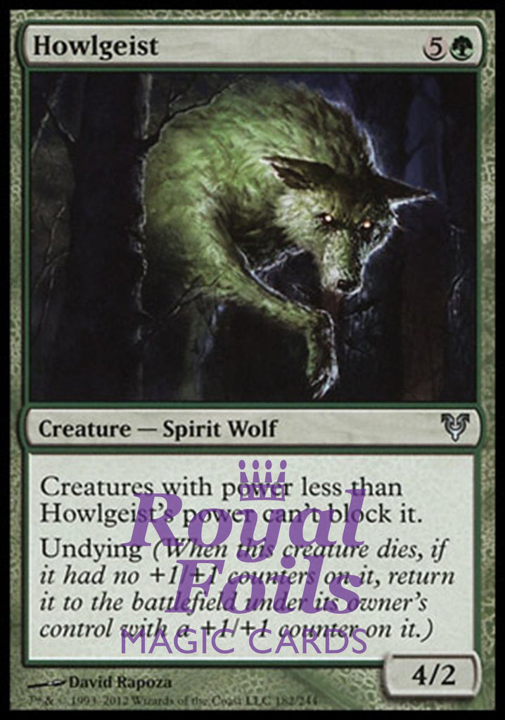 **2x FOIL Howlgeist** AVR MTG Avacyn Restored Uncommon MINT green **2x FOIL Howlgeist** AVR MTG Avacyn Restored Uncommon MINT green