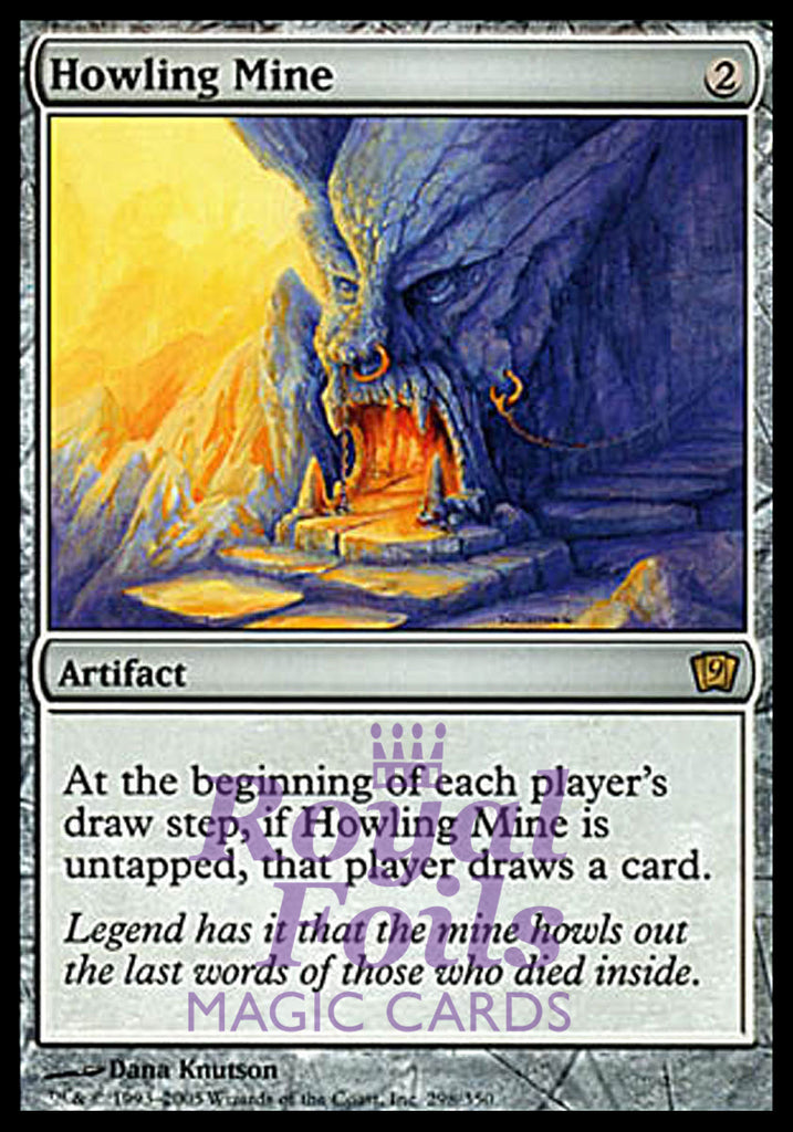 Howling Mine 1x FOIL MTG 9th Ninth Edition Rare MINT artifact Howling Mine 1x FOIL MTG 9th Ninth Edition Rare MINT artifact