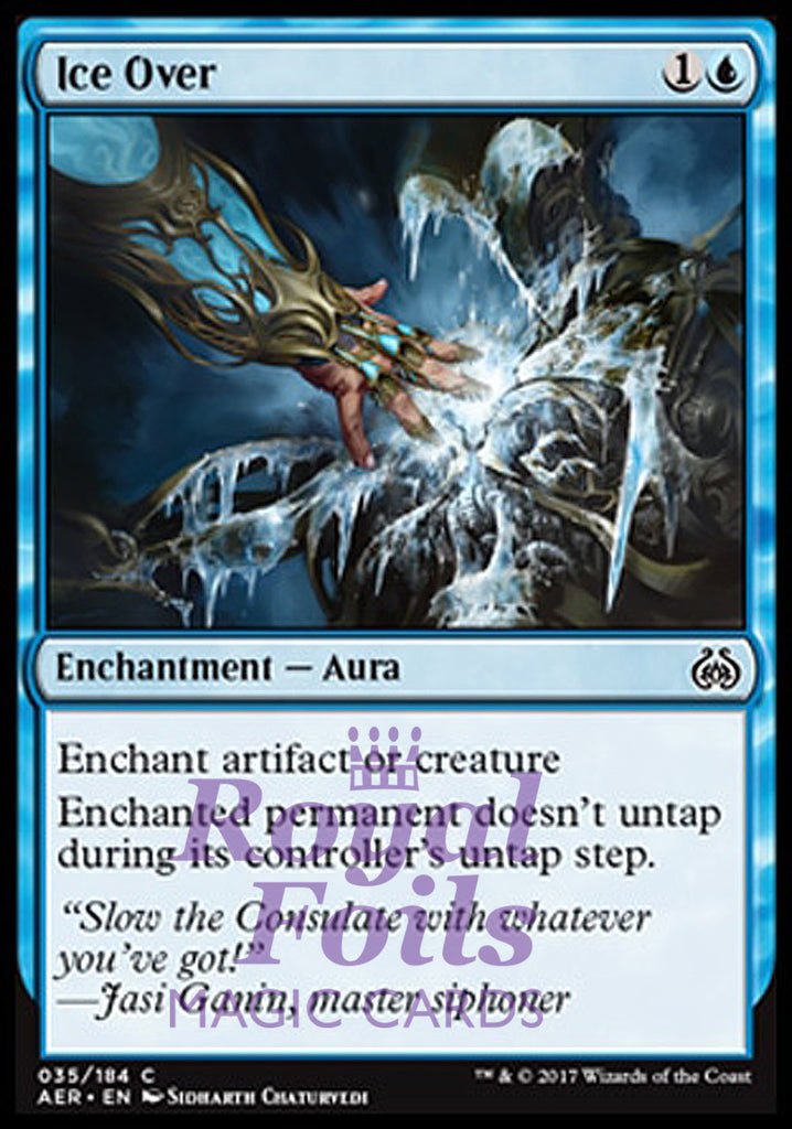 Ice Over 4x FOIL AER MTG Aether Revolt Common MINT blue Ice Over 4x FOIL AER MTG Aether Revolt Common MINT blue
