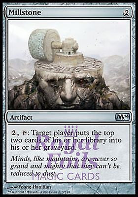 Millstone 2x FOIL MTG M14 2014 Core Set Uncommon MINT artifact Millstone 2x FOIL MTG M14 2014 Core Set Uncommon MINT artifact