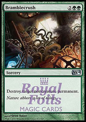 Bramblecrush 2x FOIL MTG M14 2014 Core Set Uncommon MINT green Bramblecrush 2x FOIL MTG M14 2014 Core Set Uncommon MINT green