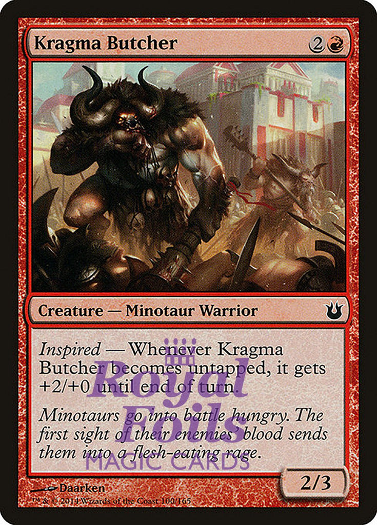 Kragma Butcher 4x FOIL BNG MTG Born of the Gods Common MINT red Kragma Butcher 4x FOIL BNG MTG Born of the Gods Common MINT red
