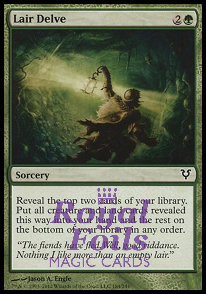 **3x FOIL Lair Delve** AVR MTG Avacyn Restored Common MINT green **3x FOIL Lair Delve** AVR MTG Avacyn Restored Common MINT green