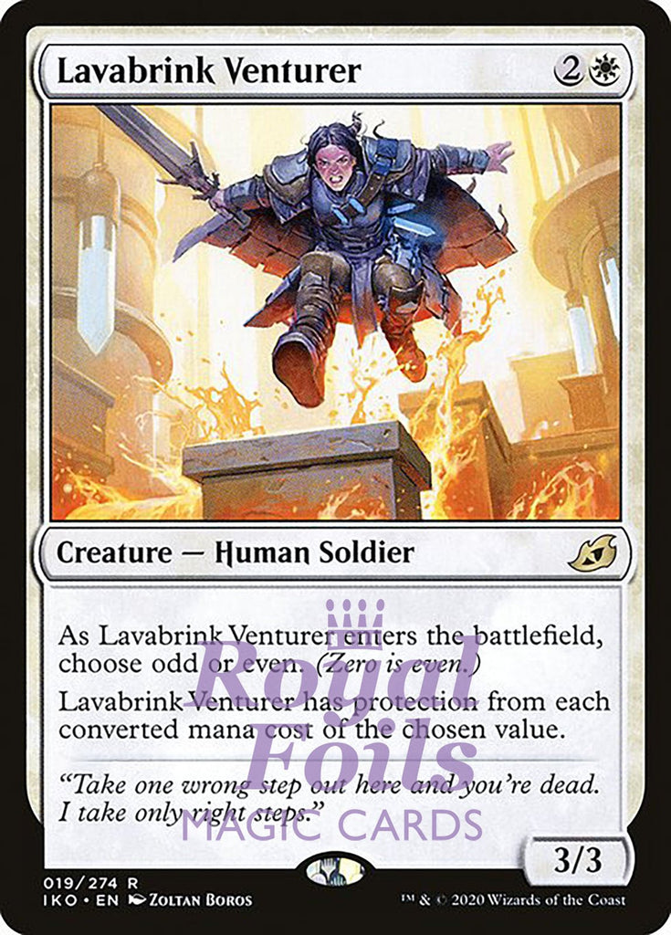 Lavabrink Venturer 2x FOIL IKO MTG Ikoria Rare MINT white Lavabrink Venturer 2x FOIL IKO MTG Ikoria Rare MINT white