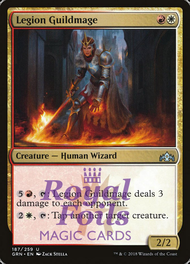 Legion Guildmage 2x FOIL GRN MTG Guilds of Ravnica Uncommon MINT red white Legion Guildmage 2x FOIL GRN MTG Guilds of Ravnica Uncommon MINT red white