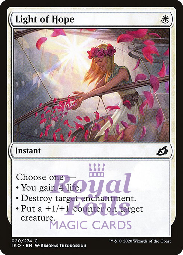 Light of Hope 2x FOIL IKO MTG Ikoria Common MINT white Light of Hope 2x FOIL IKO MTG Ikoria Common MINT white