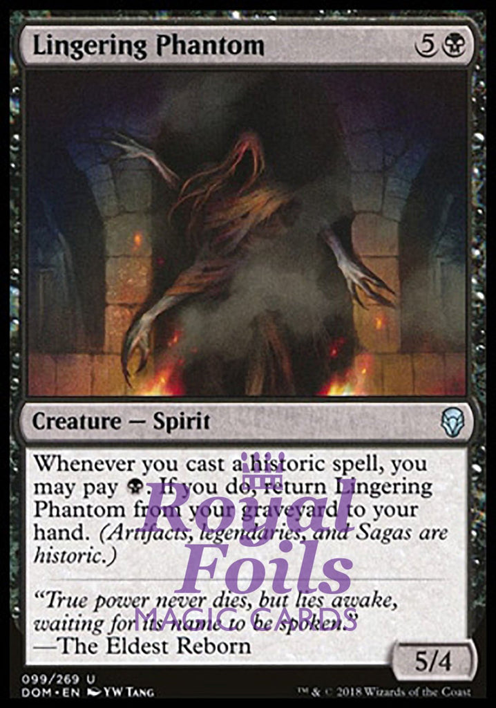 Lingering Phantom 2x FOIL DOM MTG Dominaria Uncommon MINT black Lingering Phantom 2x FOIL DOM MTG Dominaria Uncommon MINT black