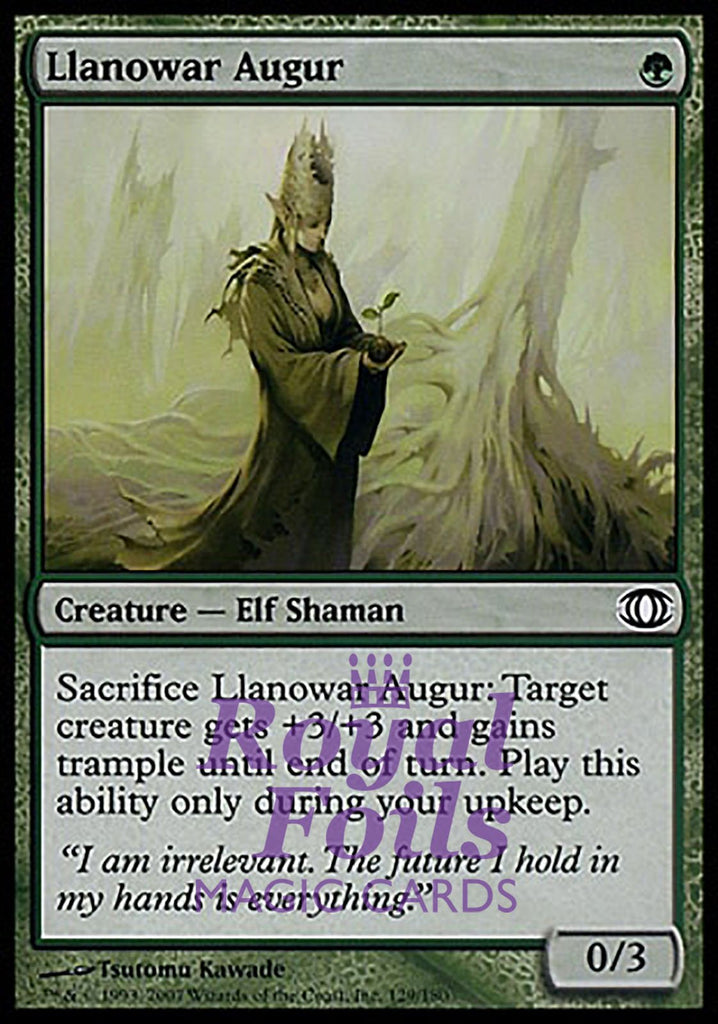 **1x FOIL Llanowar Augur** FUT MTG Future Sight Common NM+ green **1x FOIL Llanowar Augur** FUT MTG Future Sight Common NM+ green