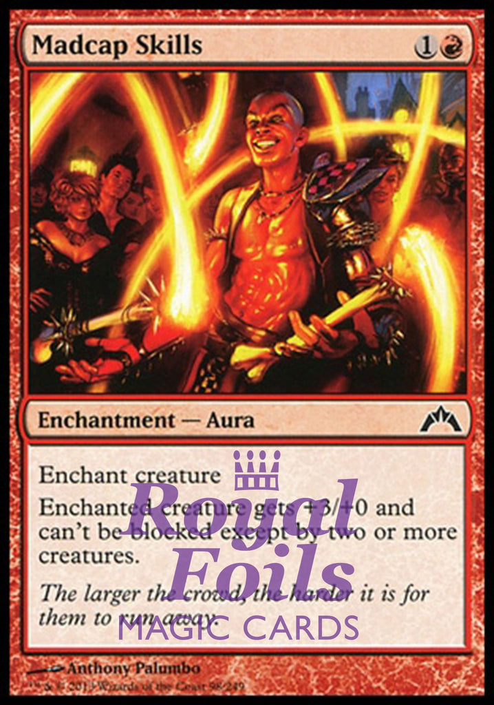**4x FOIL Madcap Skills** GTC MTG Gatecrash Common MINT red **4x FOIL Madcap Skills** GTC MTG Gatecrash Common MINT red
