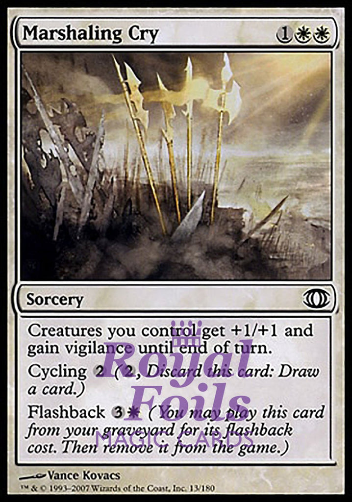 Marshaling Cry 4x FOIL FUT MTG Future Sight Common NM+ white Marshaling Cry 4x FOIL FUT MTG Future Sight Common NM+ white