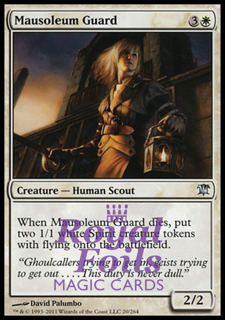 Mausoleum Guard 2x FOIL ISD MTG Innistrad Uncommon MINT white Mausoleum Guard 2x FOIL ISD MTG Innistrad Uncommon MINT white