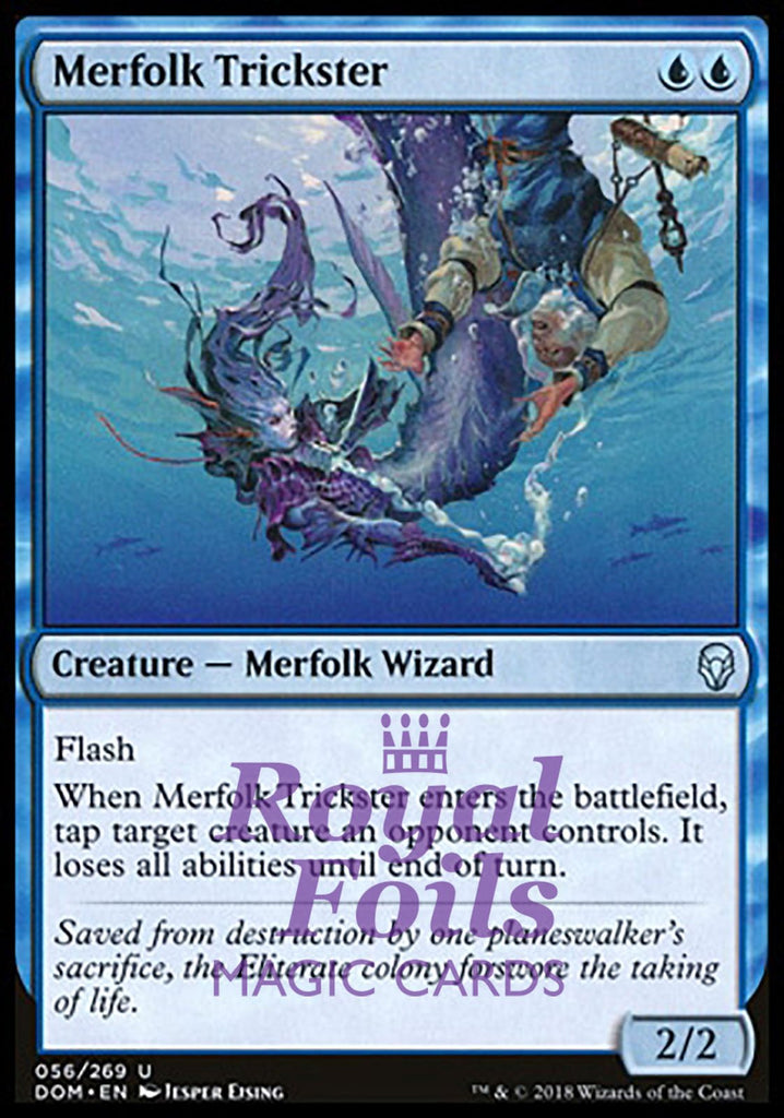 Merfolk Trickster 1x FOIL DOM MTG Dominaria Uncommon MINT blue Merfolk Trickster 1x FOIL DOM MTG Dominaria Uncommon MINT blue