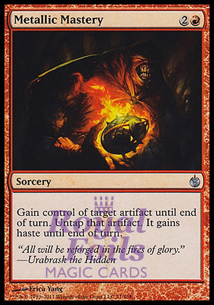 Metallic Mastery 2x FOIL MBS MTG Mirrodin Besieged Uncommon MINT red Metallic Mastery 2x FOIL MBS MTG Mirrodin Besieged Uncommon MINT red