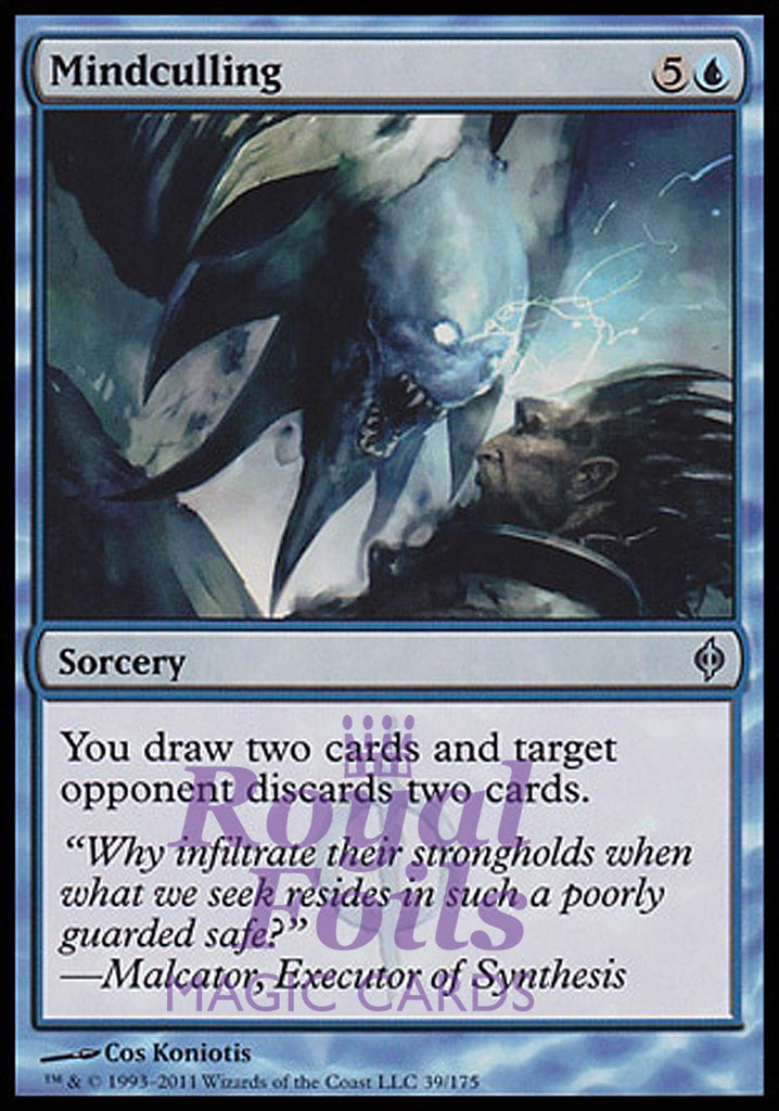 Mindculling 4x FOIL NPH MTG New Phyrexia Uncommon 3 MINT + 1 NM blue Mindculling 4x FOIL NPH MTG New Phyrexia Uncommon 3 MINT + 1 NM blue