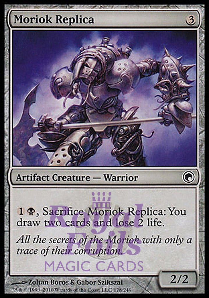 Moriok Replica 4x FOIL SOM MTG Scars of Mirrodin Common 1 MINT + 3 NM black Moriok Replica 4x FOIL SOM MTG Scars of Mirrodin Common 1 MINT + 3 NM black
