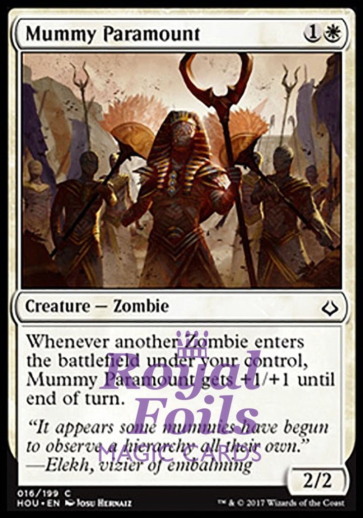 Mummy Paramount 4x FOIL HOU MTG Hour of Devastation Common MINT white Mummy Paramount 4x FOIL HOU MTG Hour of Devastation Common MINT white