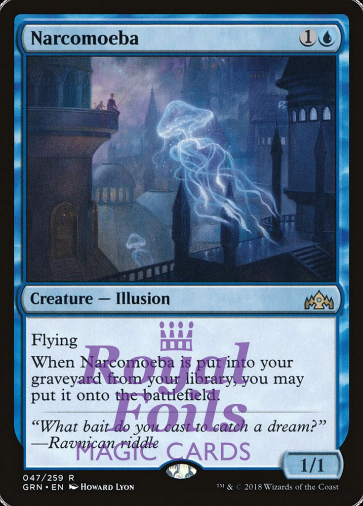 Narcomoeba 1x FOIL GRN MTG Guilds of Ravnica Rare MINT blue Narcomoeba 1x FOIL GRN MTG Guilds of Ravnica Rare MINT blue