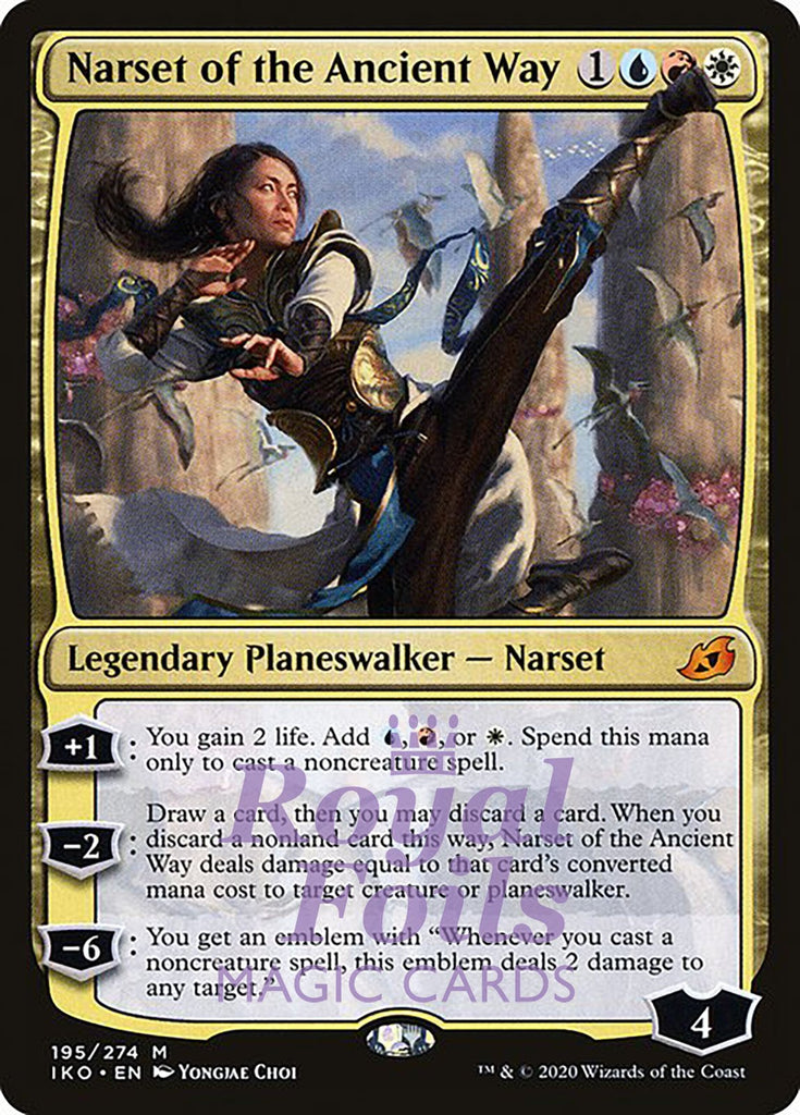 Narset of the Ancient Way 1x FOIL IKO MTG Ikoria Mythic MINT blue red white Narset of the Ancient Way 1x FOIL IKO MTG Ikoria Mythic MINT blue red white