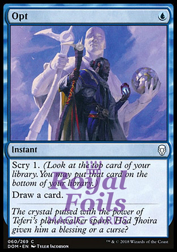 **2x FOIL Opt** DOM MTG Dominaria Common MINT blue **2x FOIL Opt** DOM MTG Dominaria Common MINT blue