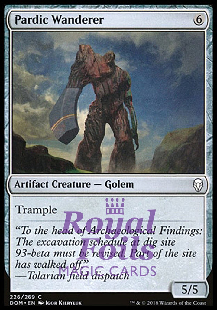 Pardic Wanderer 4x FOIL DOM MTG Dominaria Common MINT artifact Pardic Wanderer 4x FOIL DOM MTG Dominaria Common MINT artifact