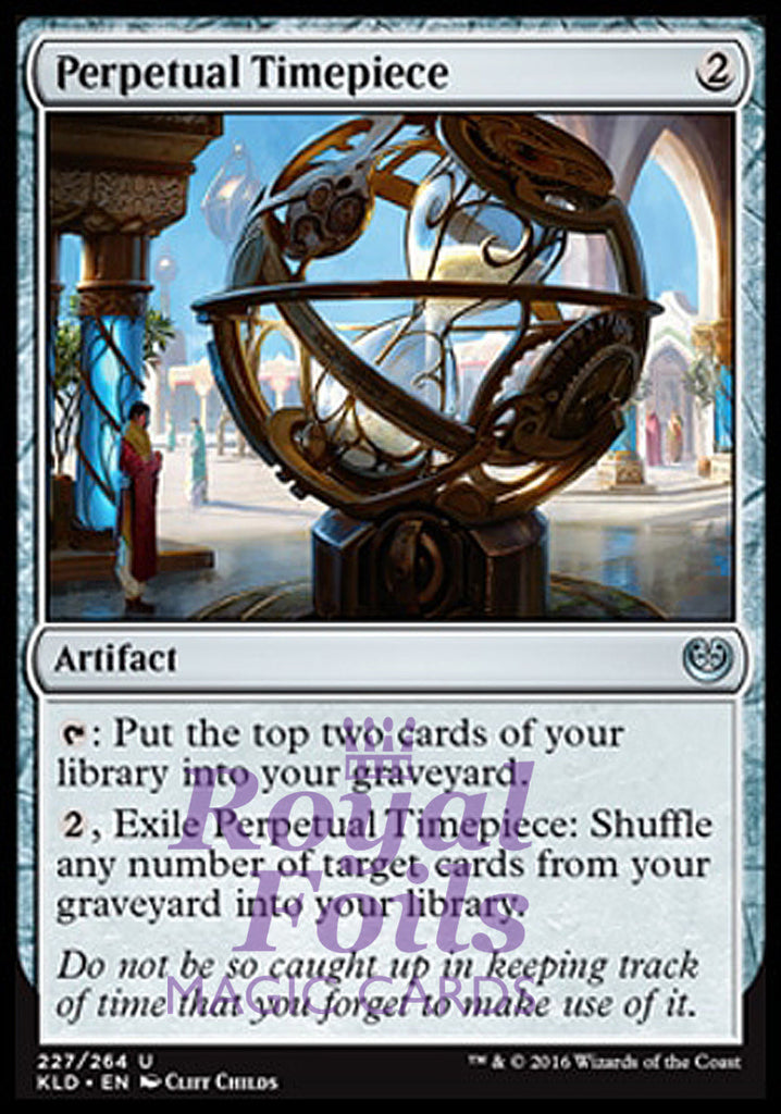Perpetual Timepiece 1x FOIL KLD MTG Kaladesh Uncommon MINT artifact Perpetual Timepiece 1x FOIL KLD MTG Kaladesh Uncommon MINT artifact