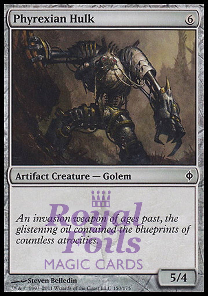 Phyrexian Hulk 4x FOIL NPH MTG New Phyrexia Common MINT artifact Phyrexian Hulk 4x FOIL NPH MTG New Phyrexia Common MINT artifact