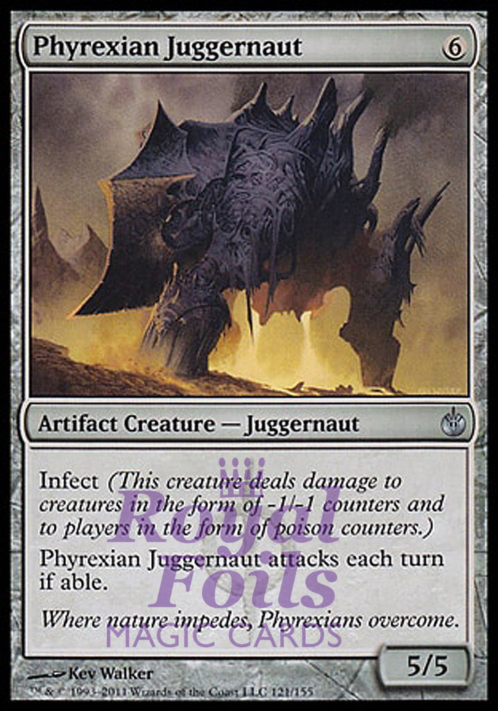 Phyrexian Juggernaut 1x FOIL MBS MTG Mirrodin Besieged Uncommon MINT artifact Phyrexian Juggernaut 1x FOIL MBS MTG Mirrodin Besieged Uncommon MINT artifact