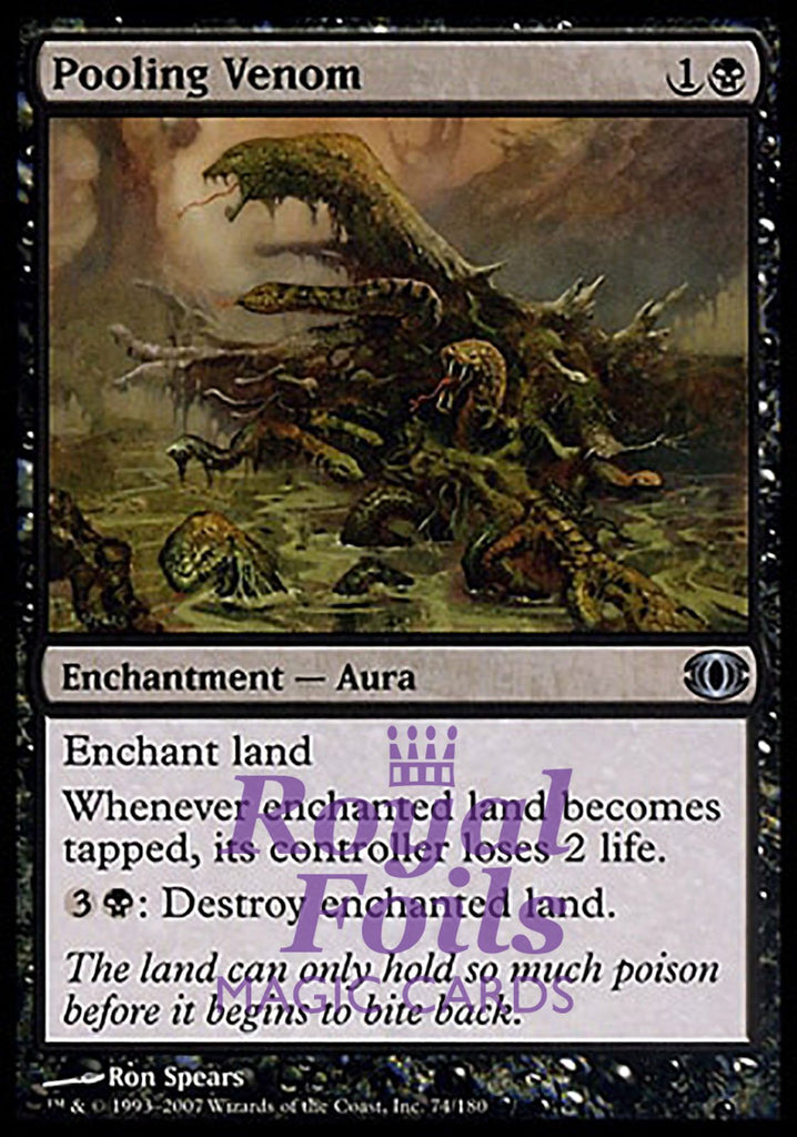 **1x FOIL Pooling Venom** FUT MTG Future Sight Uncommon NM+ black **1x FOIL Pooling Venom** FUT MTG Future Sight Uncommon NM+ black