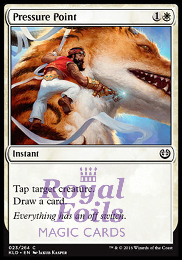 Pressure Point 4x FOIL KLD MTG Kaladesh Common MINT white Pressure Point 4x FOIL KLD MTG Kaladesh Common MINT white