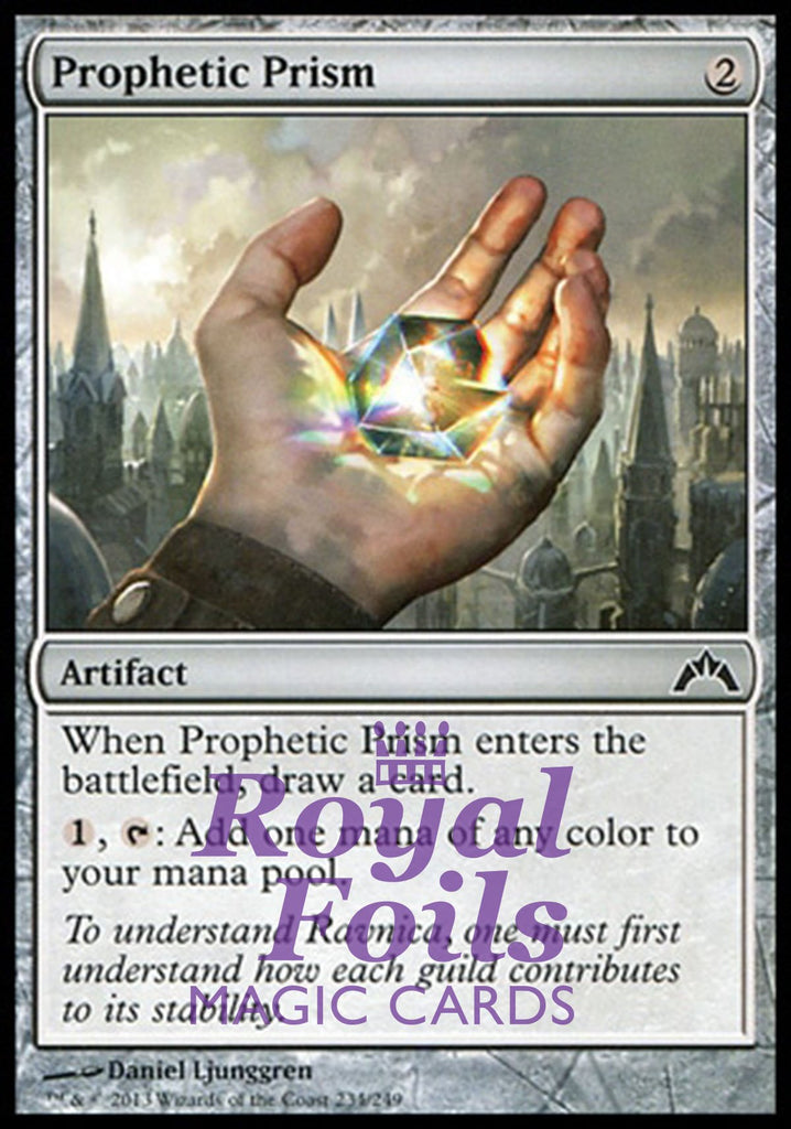 Prophetic Prism 2x FOIL GTC MTG Gatecrash Common MINT artifact Prophetic Prism 2x FOIL GTC MTG Gatecrash Common MINT artifact