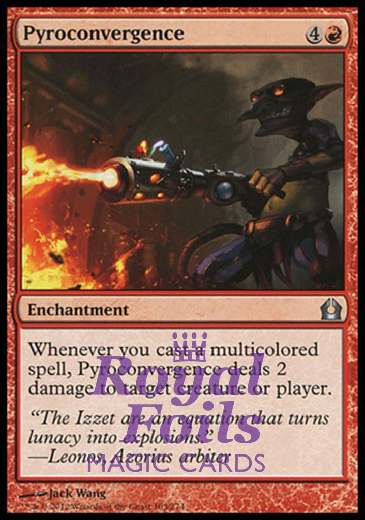 Pyroconvergence 4x FOIL RTR MTG Return to Ravnica Uncommon MINT red Pyroconvergence 4x FOIL RTR MTG Return to Ravnica Uncommon MINT red
