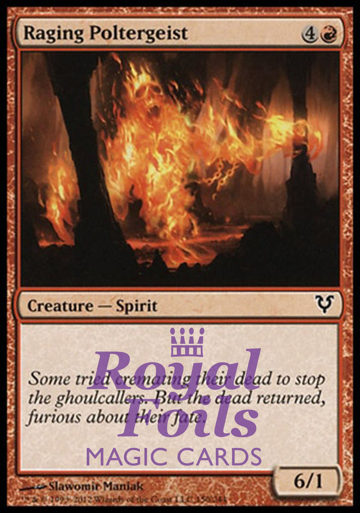 **3x FOIL Raging Poltergeist** AVR MTG Avacyn Restored Common MINT red **3x FOIL Raging Poltergeist** AVR MTG Avacyn Restored Common MINT red