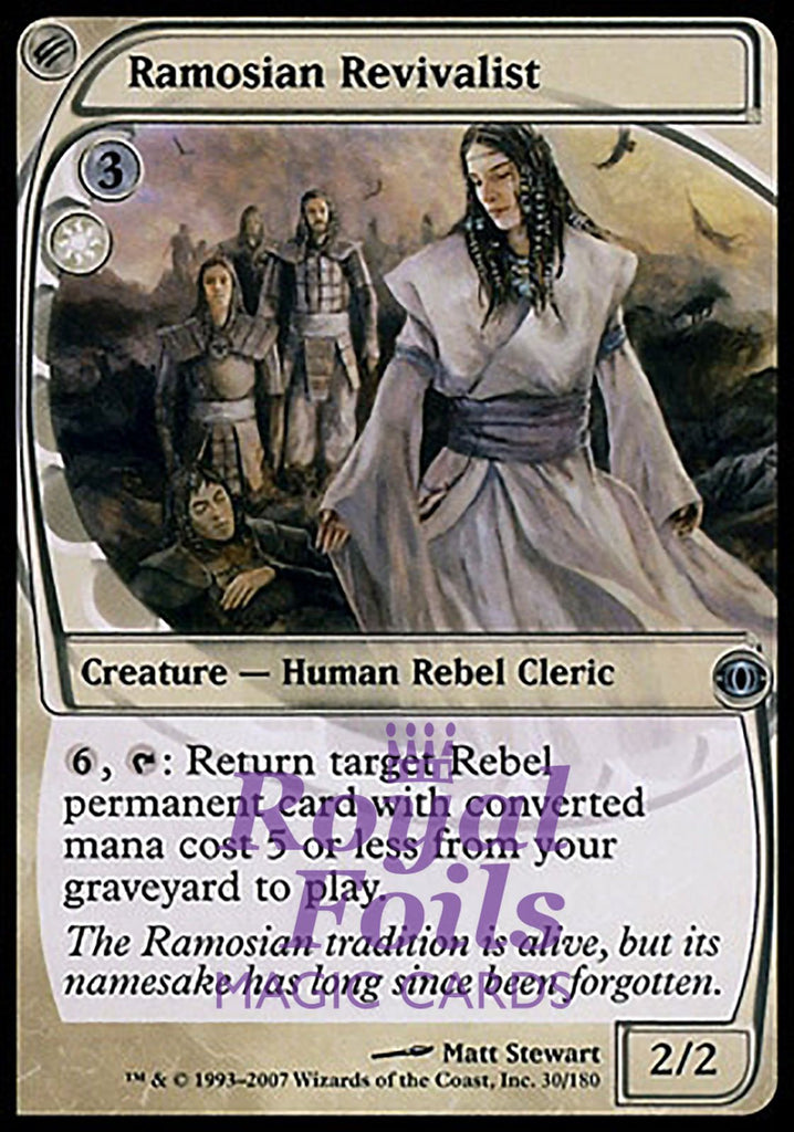 Ramosian Revivalist 1x FOIL FUT MTG Future Sight Uncommon NM+ white Ramosian Revivalist 1x FOIL FUT MTG Future Sight Uncommon NM+ white